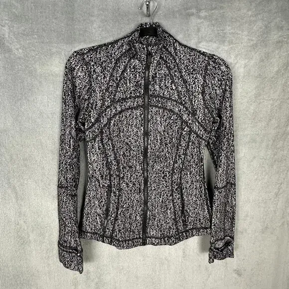 Lululemon Define Jacket Womens 6 Black Full Zip Sweatshirt Activewear Athletic - Picture 1 of 11